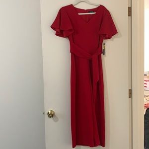 NWT Tahiri Red Jumpsuit